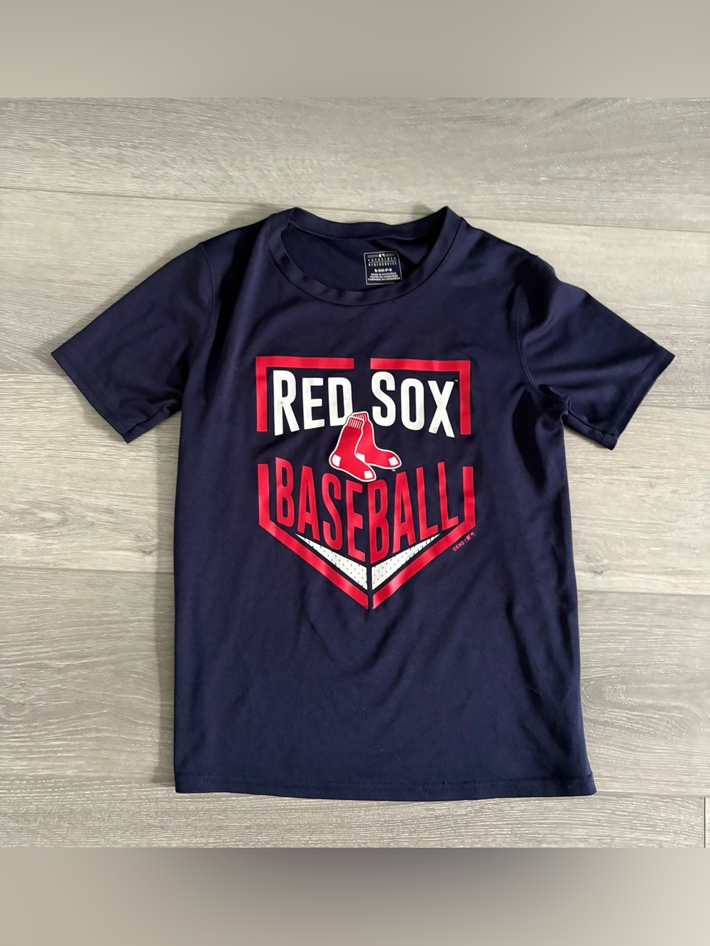 Boston Red Sox Navy Kids' Baseball Tee. Size S
